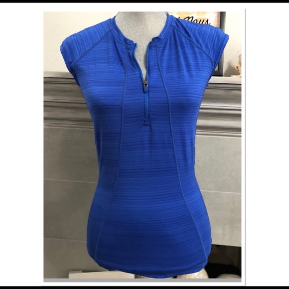 Athleta Cap Sleeve Pacífica Top. LARGE - Picture 1 of 6